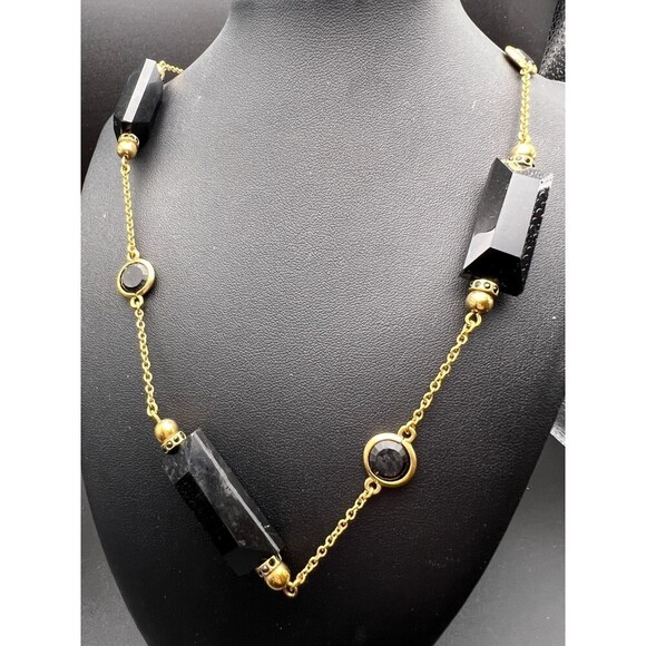 KATE Spade Black Station Long Necklace - Picture 5 of 6